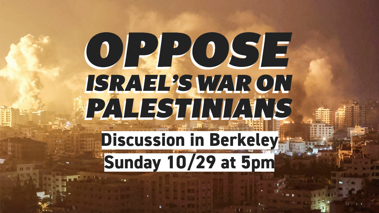 In-Person Discussion in Berkeley: Sun. Oct. 29 at 5pm PT