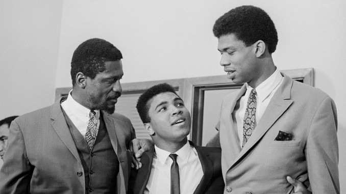 Bill Russell, Muhammad Ali, Kareem Abdul-Jabbar